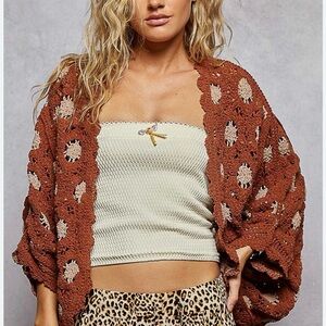 POL Koda Rust Cardigan